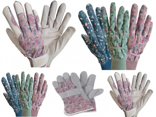 All Briers Flowerfield Gardening Gloves (3 Pack)